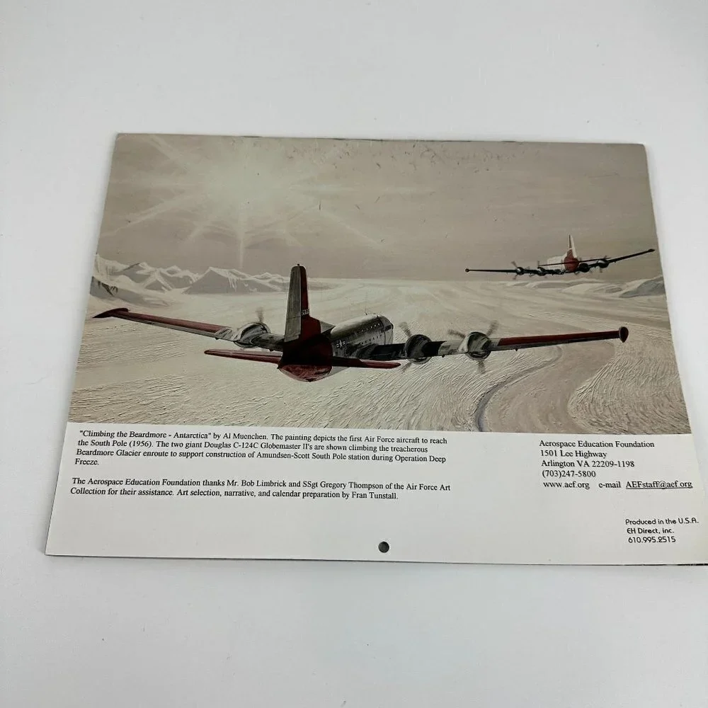 * Vintage Calendar 1999 Aerospace Education Foundation Calendar